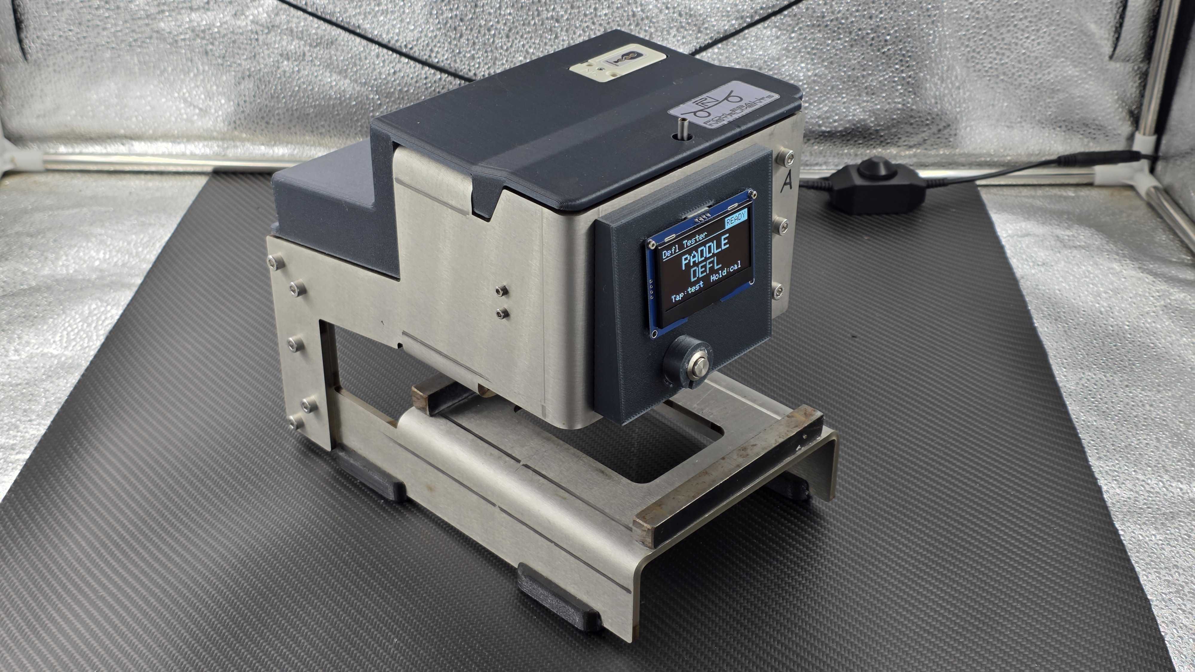 Rear three-quarter view of Paddle Press