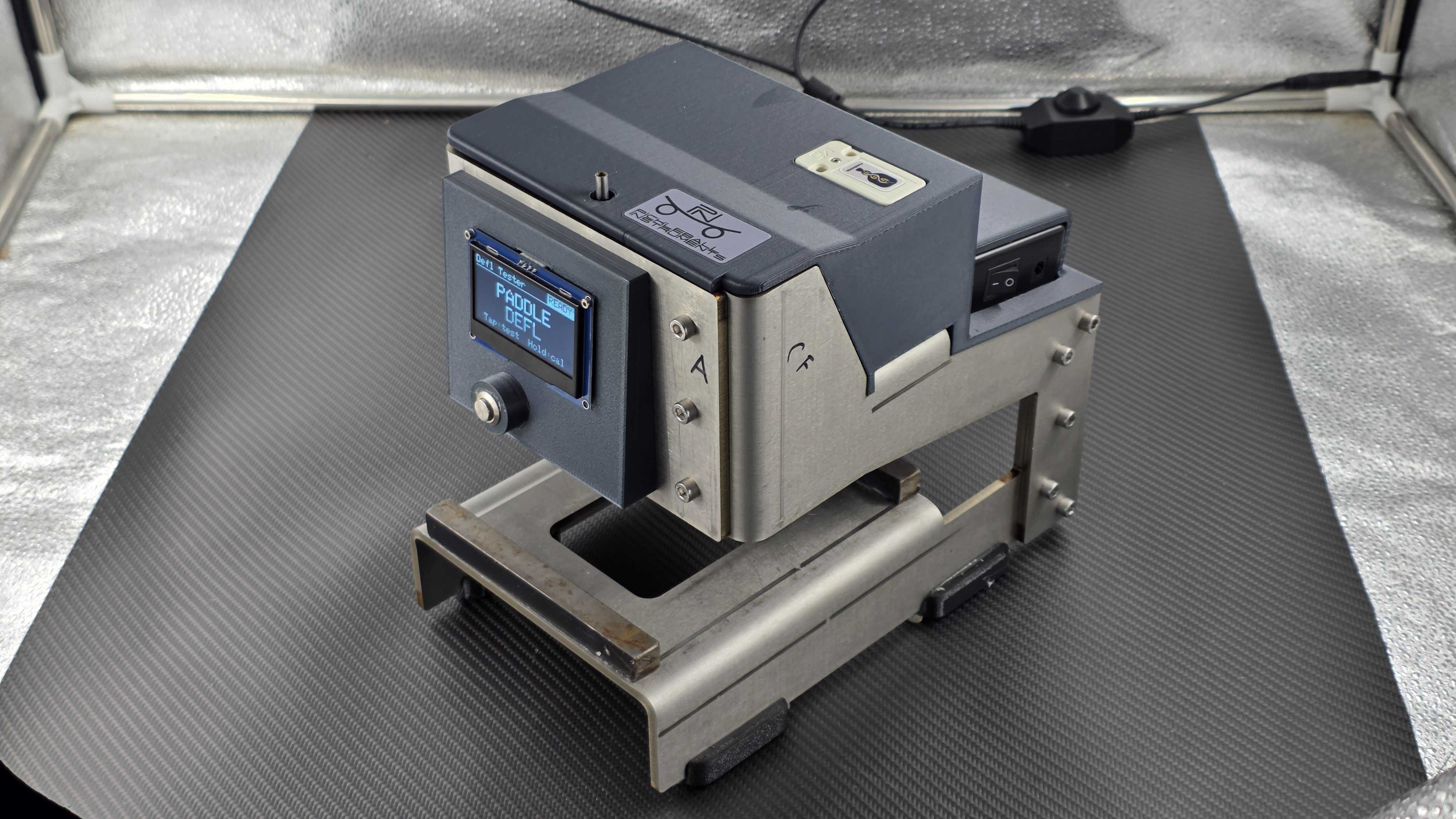 Paddle Press viewed from the front